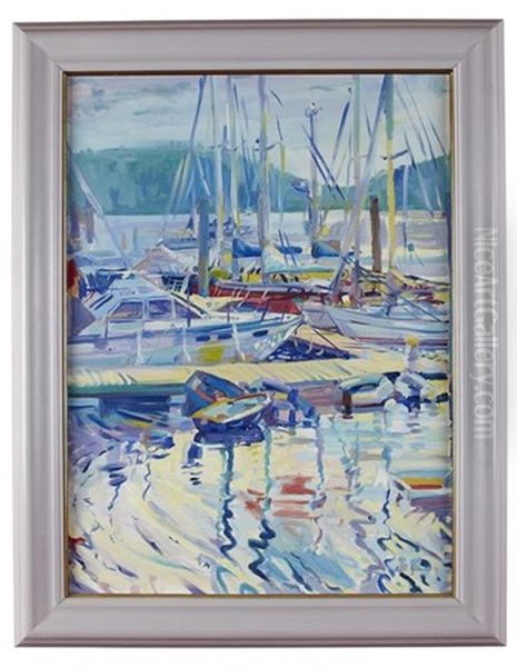 Yachts In Harbor - view 1