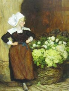 The Market Seller by Thomas Alexander Ferguson Graham