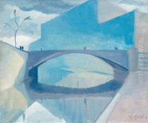 Reflections Under The Bridge by Hjalmar Grahn