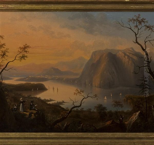 View Of West Point From Bull Hill, On The Hudson River - view 1