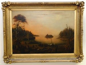 Lake Landscape With Figures Lake Landscape With Figures