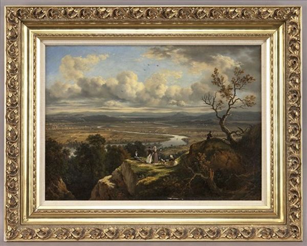 View From Mount Holyoke, Massachusetts (and The Oxbow, Connecticut River) - view 1