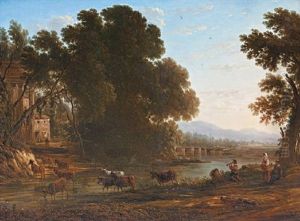 Scene Pastorale by Victor de Grailly