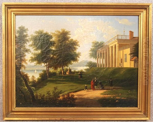 Mount Vernon With Figures - view 1