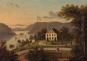 Washington's Headquarters, Newburgh, New York (+ A View South From Cold Spring; Pair)