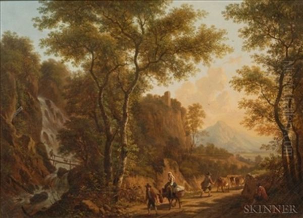 Travelers On A Wilderness Road - view 1