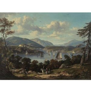Hudson River From West Point by Victor de Grailly