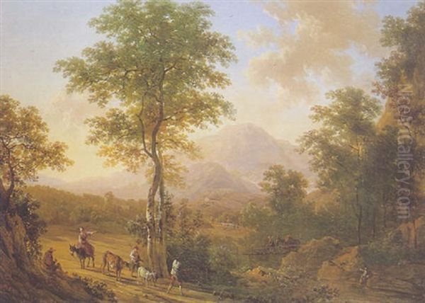 Paysage Pastoral Dans La Campagne Italienne - view 1