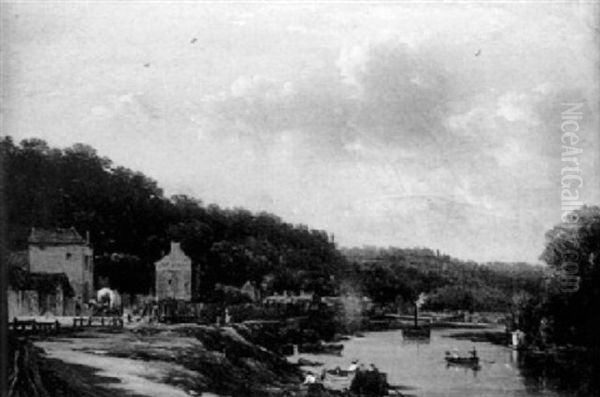 La Seine Et Les Coteaux De Suresnes - view 1
