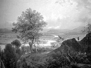 The Ox Bow On The Connecticut River by Victor de Grailly