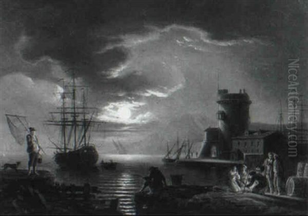 Moonlit Harbor - view 1