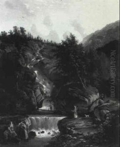 Silver Cascade At The Falls, Crawford North, New Hampshire Silver Cascade At The Falls, Crawford North, New Hampshire