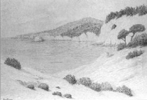 Paysage Mediterraneen by Henri Grallan