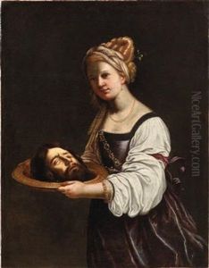 Salome With The Head Of Saint John The Baptist by Antiveduto Grammatica