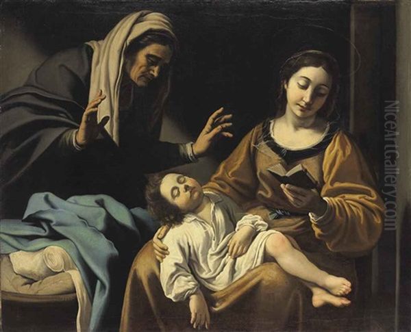 The Madonna And Child With Saint Anne - view 1