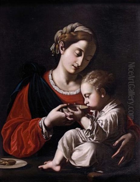 Vierge A L'enfant - view 1