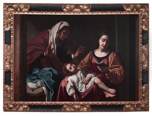 Virgen Con El Nino Y Santa Ana