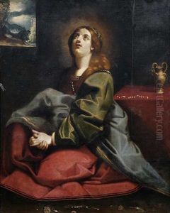 Die Heilige Maria Magdalena Im Gebet by Antiveduto Grammatica