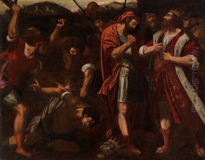 David And Absalom by Antiveduto Grammatica