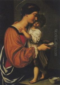 Madonna Con Bambino by Antiveduto Grammatica