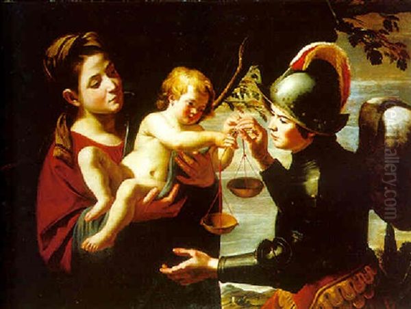 The Madonna And Child With Saint Michael - view 1