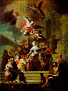 Die Heilige Elisabeth Von Portugal by Daniel Gran