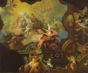 Allegorie Mit Herkules, Apollo Und Mars