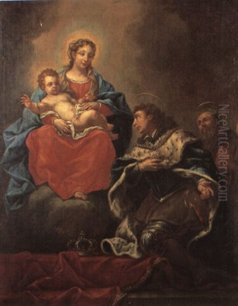 The Virgin And Child With St. Louis Ix - view 1