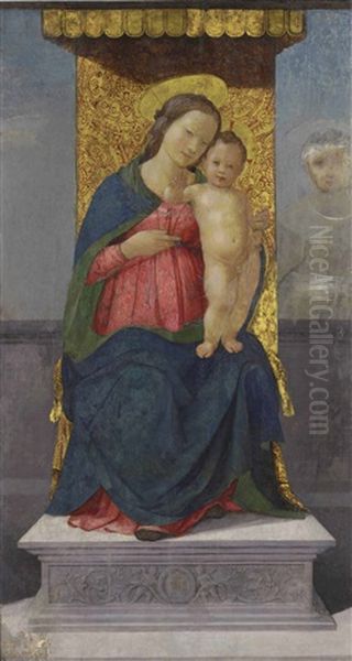 The Virgin And Child Enthroned - view 1