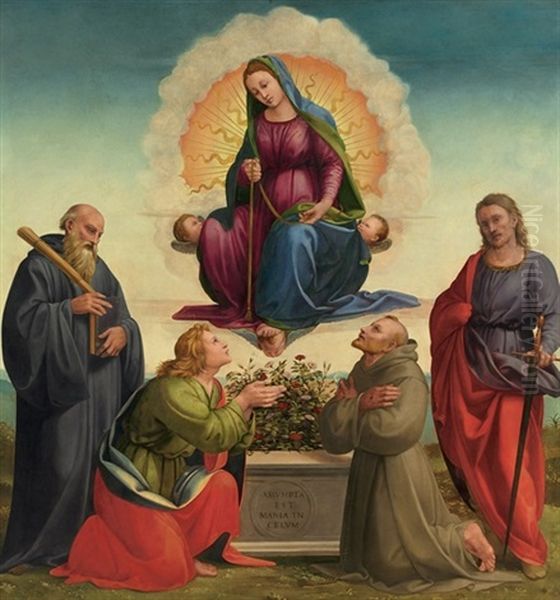 Madonna Delle Cintola With Saints Benedict, Thomas, Francis And Julian - view 1