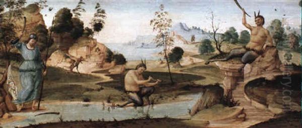 The Myth Of Athena And Marsyas - view 1