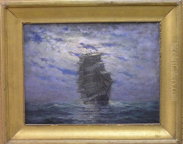 Ship At Moonlight - view 1