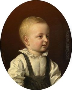 Portrait Eines Knaben by Josef Grandauer