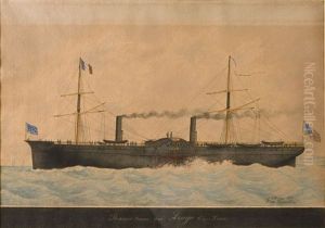 Steamer "arago" by Eugene Grandin