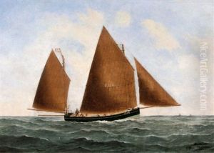 "bateau De Peche De Fecamp" by Eugene Grandin