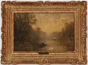 Promenade En Barque by Grandsire, Pierre Eugene