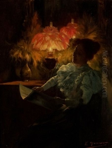 Dama Leyendo - view 1