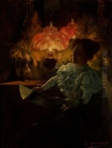 Dama Leyendo by Luis Graner y Arrufi