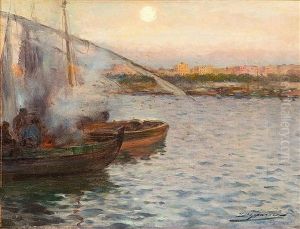 Puerto De Barcelona by Luis Graner y Arrufi
