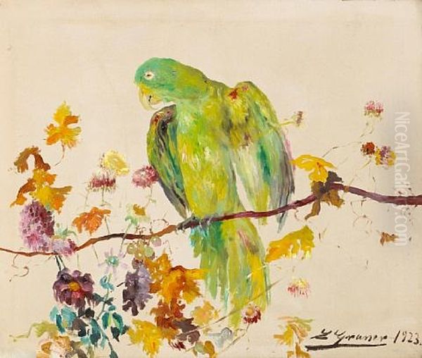 A Parrot On A Branch - view 1