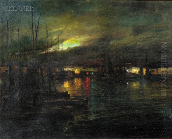 Port View At Dusk - view 1