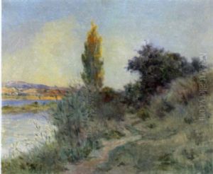 Le Chemin Au Bord De La Riviere by Luis Graner y Arrufi