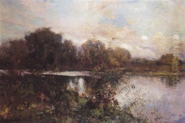Paisaje Con Lago - view 1