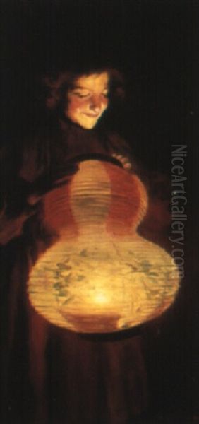 A Girl With A Lantern - view 1