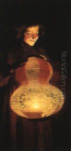 A Girl With A Lantern