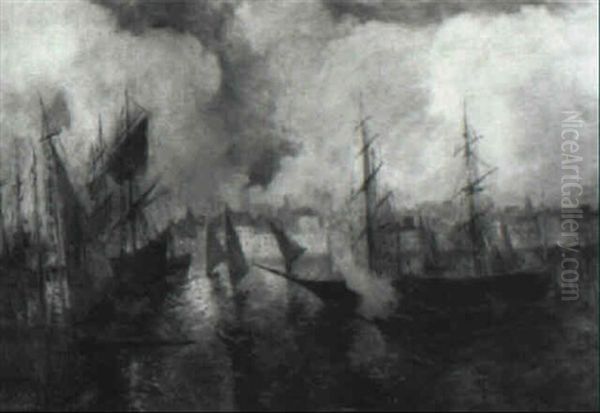 Fire In The Harbor - view 1