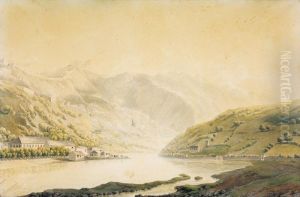 Vue Des Environs De Genes Sur La Rive Droite Du Bisagno