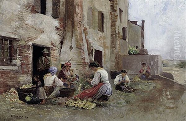 Zwiebelbinderinnen Aus Chioggia - view 1