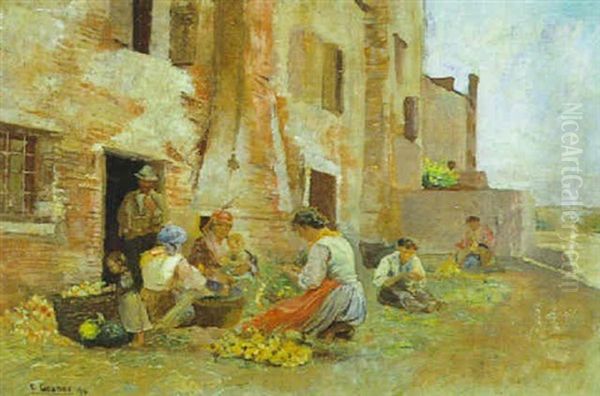 Zweibellbunderinnen In Chioggia - view 1