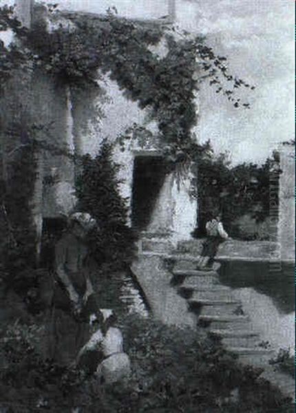Junge Frauen Bei Der Gartenarbeit - view 1